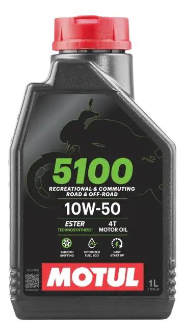 Aceite Lubricante Moto Motul 5100 Sintetico 10w50 4t 1l
