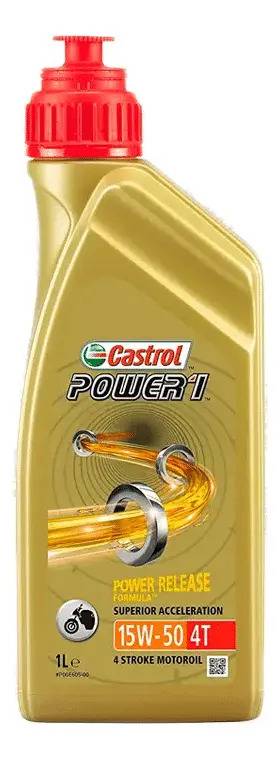 Aceite Lubricant Moto Castrol Power 1 4t 15w50 Sintetico 1 L
