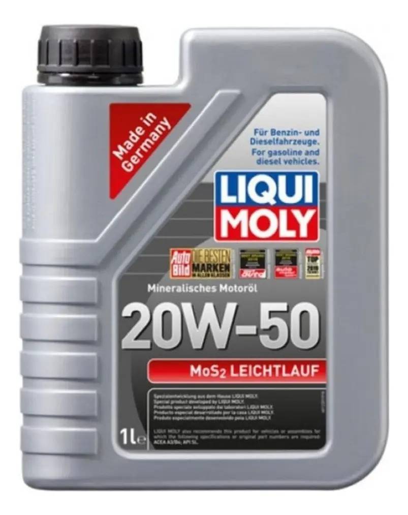 Aceite 20w50 Mineral Mos2 Low Viscosity Liqui Moly 1l