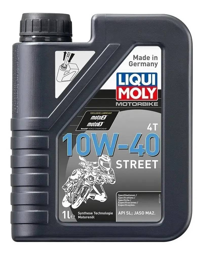 Aceite 10w40 Sintetico Street Moto 4t Liqui Moly 1l