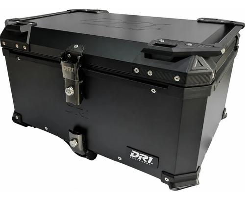 Baul Maletero Dr1 65 Litros Espaldar Aluminio Desmontable Negro