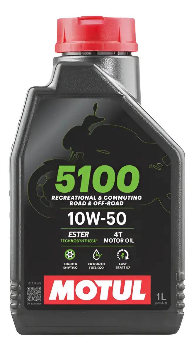 Aceite Lubricante Moto Motul 5100 Sintetico 10w50 4t 1l