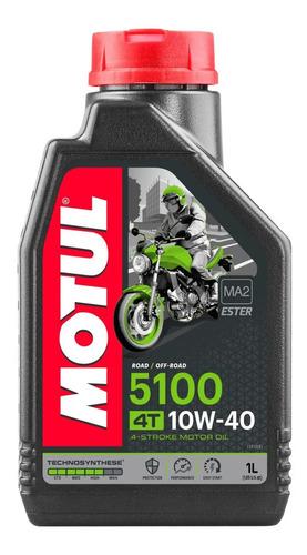 Aceite Para Motor Motul Semi-sintético 10w-40 Para Moto/cuatriciclo De 1 Unidad