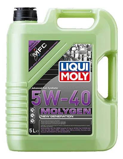 Aceite 5w40 Molygen New Generation Dual Liqui Moly 5l