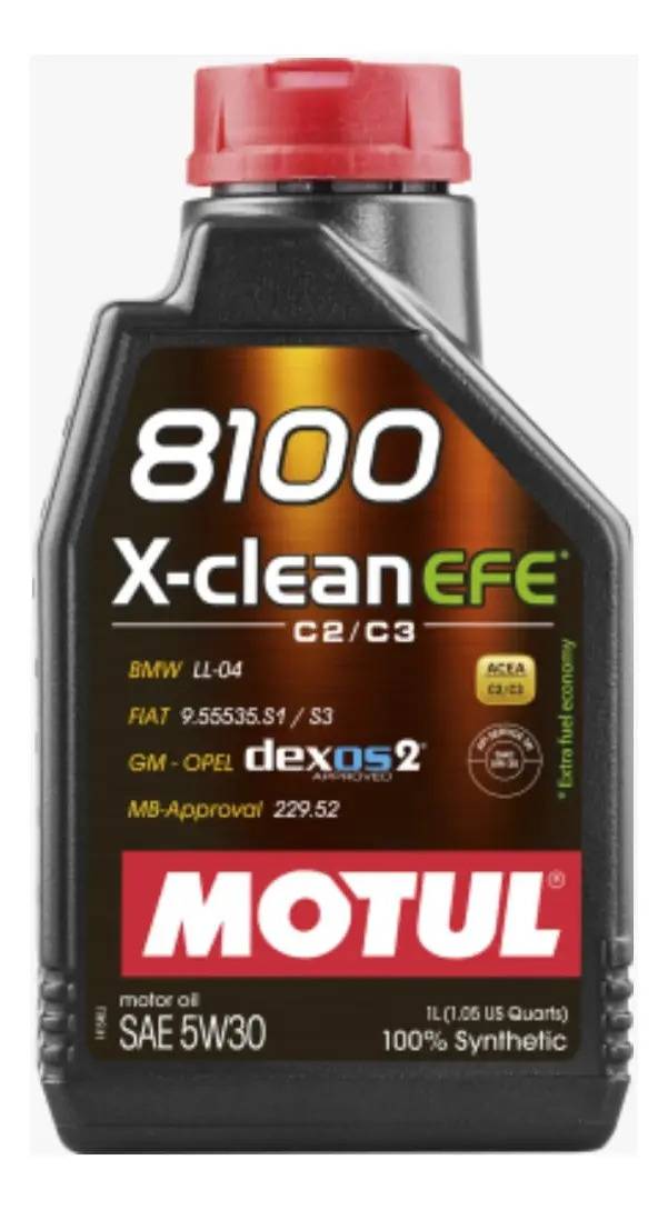 Aceite De Motor Sintético Motul 8100 X-clean Efe 5w30, 1 Lit