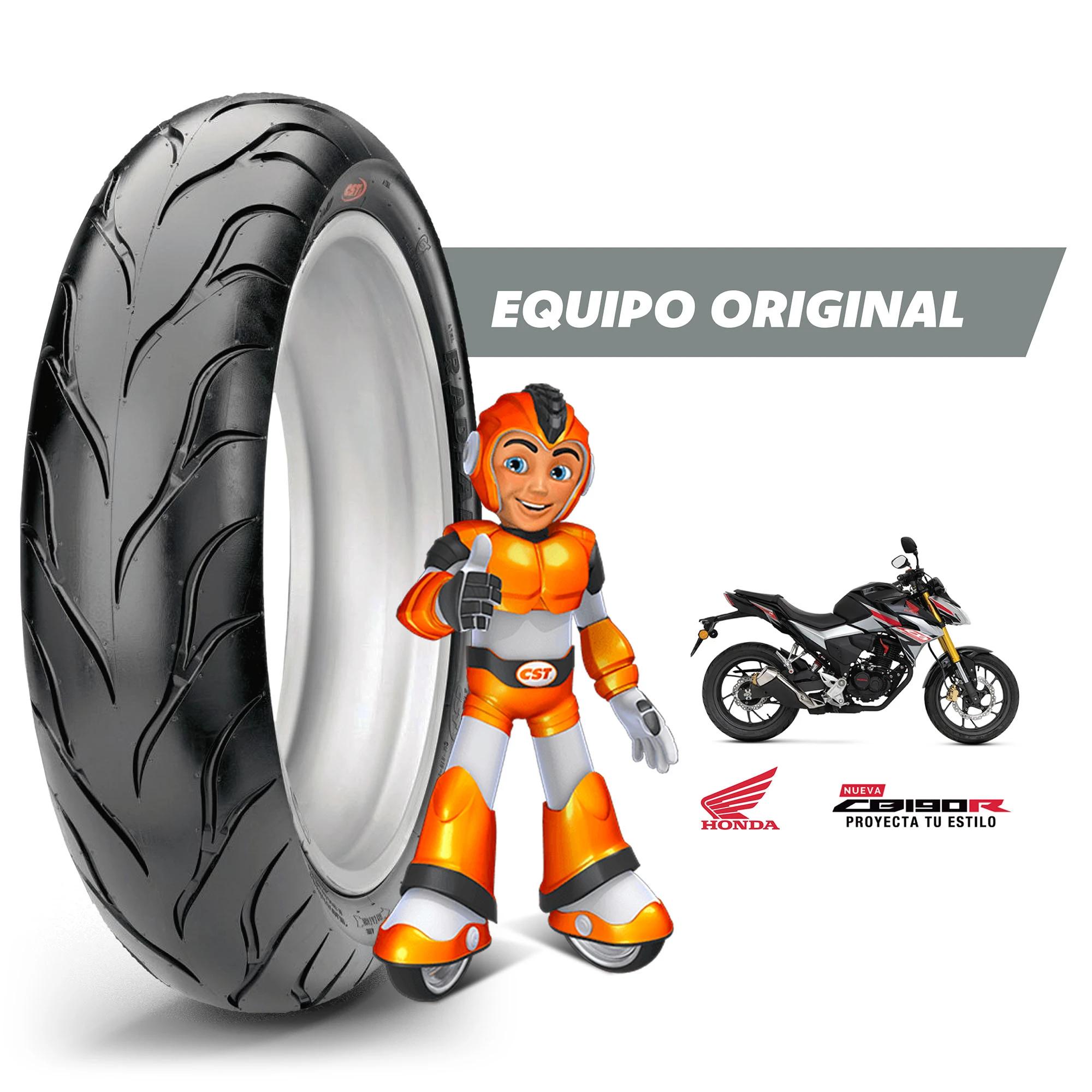 Llanta 140/70R17 CST CM616 TL 66H Trasera para Moto